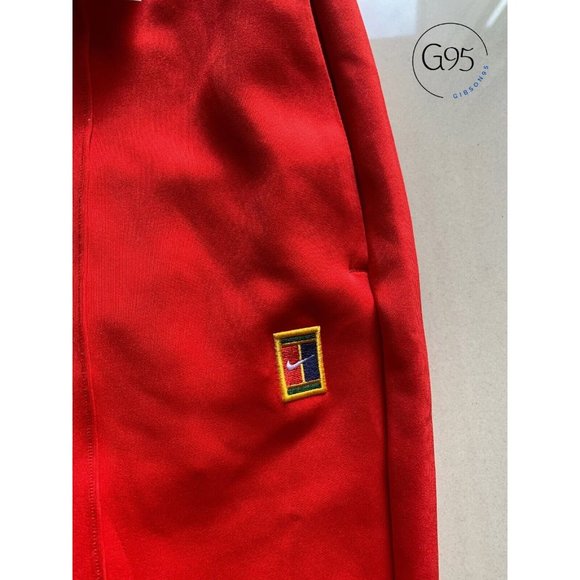 NWT $135 Nike Women'S XS Tennis Pants XS Heritage Knit DA4722-657 - Picture 4 of 9